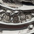1911年 英国アンティーク 純銀製 シェル型脚付き ボンボンディッシュ 90g Atkin Brothers